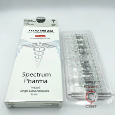 Testosterone Mix (250mg/1ml цена за 10 ампул) - Spectrum Pharma