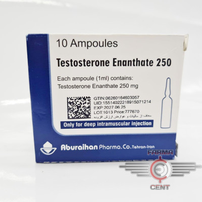 Testosterone Enanthate (250mg/1ml цена за 10 ампул) - Aburaihan Pharmaceutical