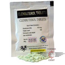 Clenbuterol Tablets (100tab 1tab/40mg) - British Dragon