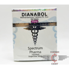 Dianabol New (100tab 25mg/tab) - Spectrum Pharma