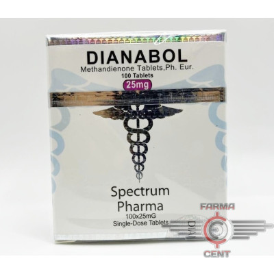 Dianabol New (100tab 25mg/tab) - Spectrum Pharma