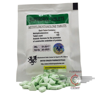 Superdrol Tablets (10mg/1tab 100tab) - British Dragon Pharmaceuticals