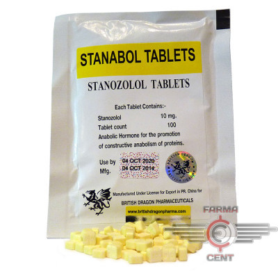 Stanabol Tables (100tab 10mg/1tab) - British Dragon