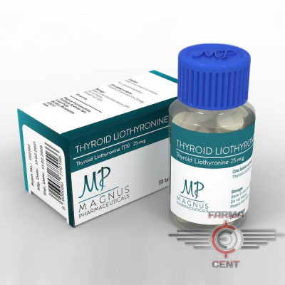 Thyroid Liothyronine (25mcg/tab цена за 50 tab ПРОСРОЧКА) - Magnus Pharmaceuticals