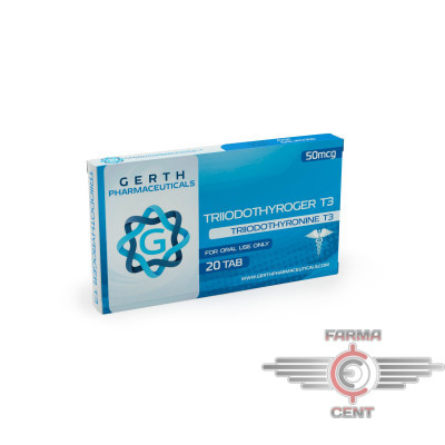 Triiodothyroger T3 (50mcg/tab цена за 20 tab) - Gerthpharmaceuticals